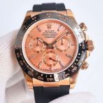 Clean Factory Rolex Daytona 7750 pink Face Watch